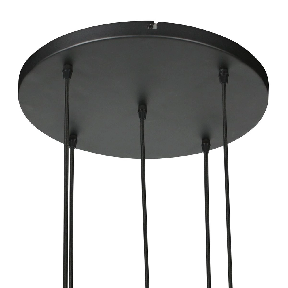 5-flammige Pendelleuchte HaloSwap rund Ø 50cm Steinhauer 8712746183160