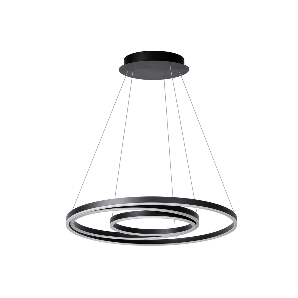 Moderne Pendellampe Triniti dimmbares Schwarz