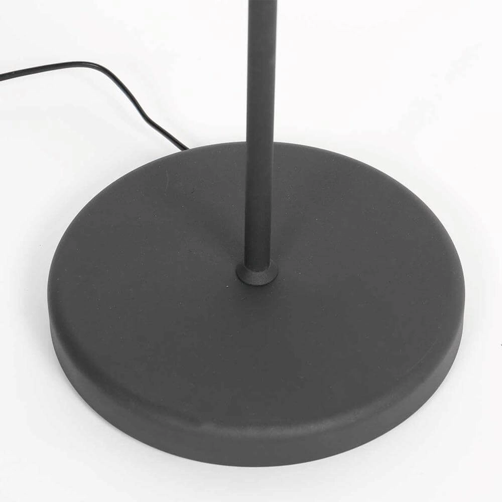 Stehlampe Bella schwarz mit goldener Kapuze Steinhauer 8712746174618