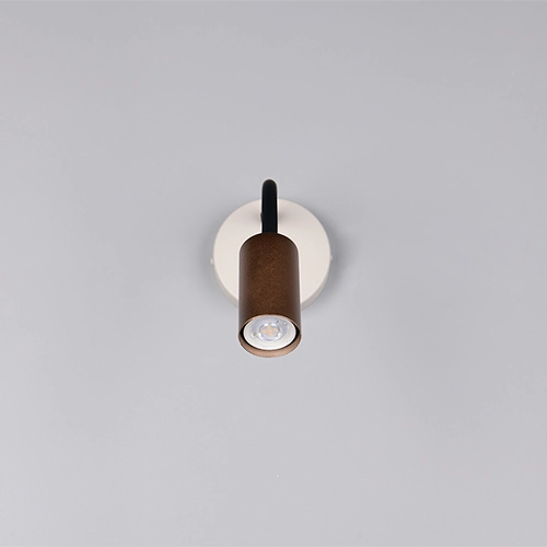 Wandlicht Taryn Mocha Brown mit Schalter Trio 4017807685695