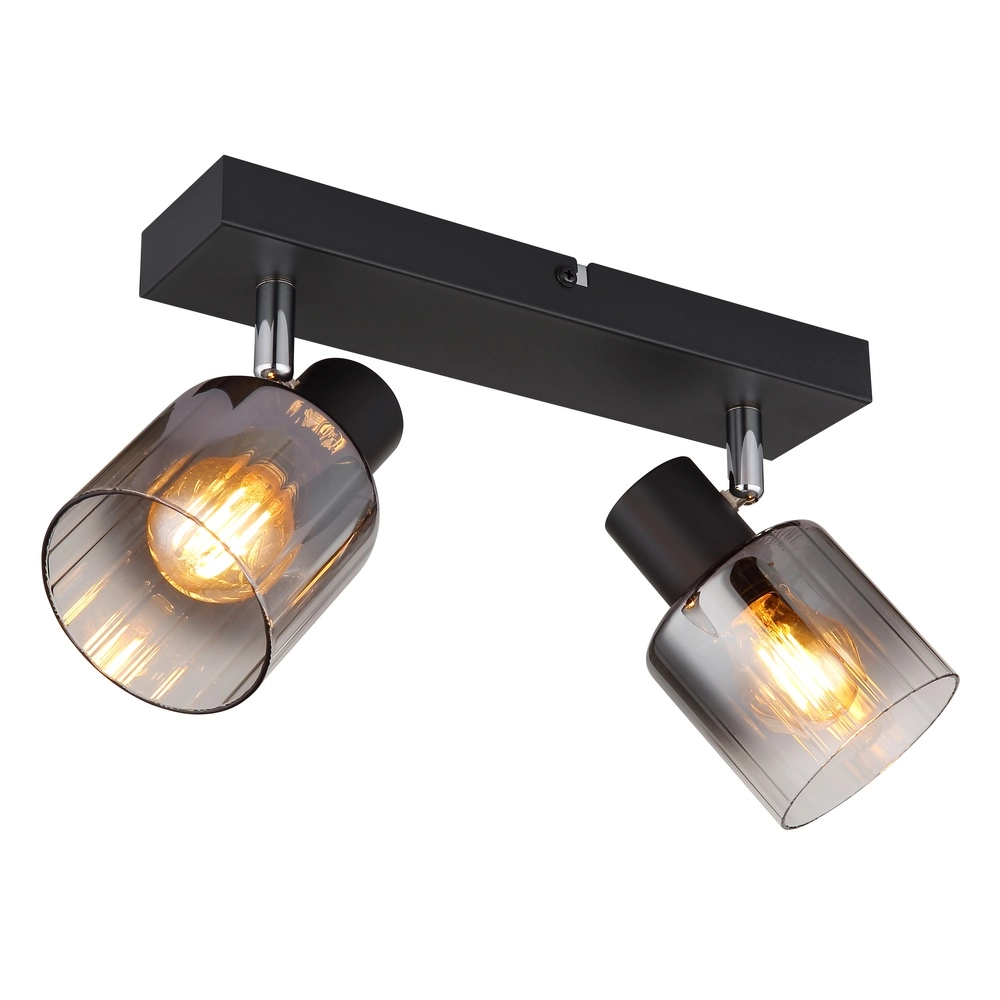 Deckenlampe Jack 2-Licht Schwarz