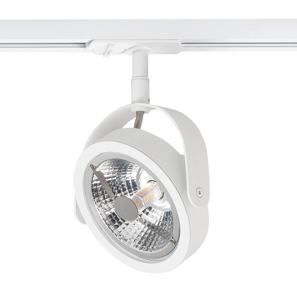 1-Phasen-Schienenset 100cm Malta weiß mit 3 Flecken Highlight 8718379042805