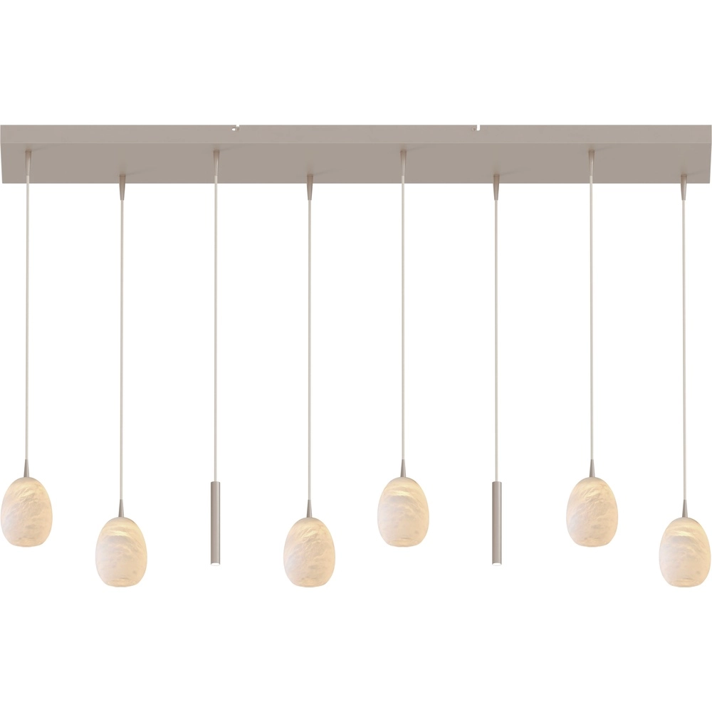Design-Pendellampe Alta 8-Licht beige Terra