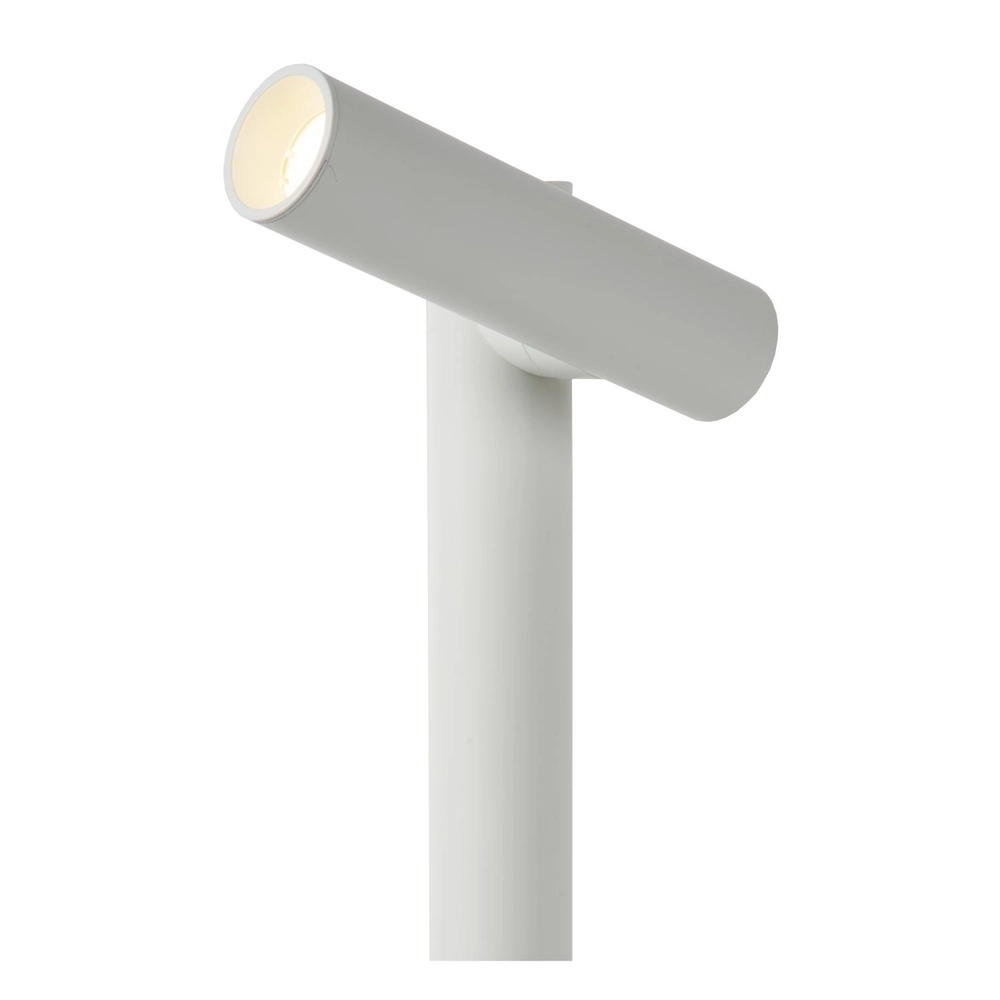 Wiederaufladbare Tischlampe Antrim weißes IP54 Lucide 5411212272218