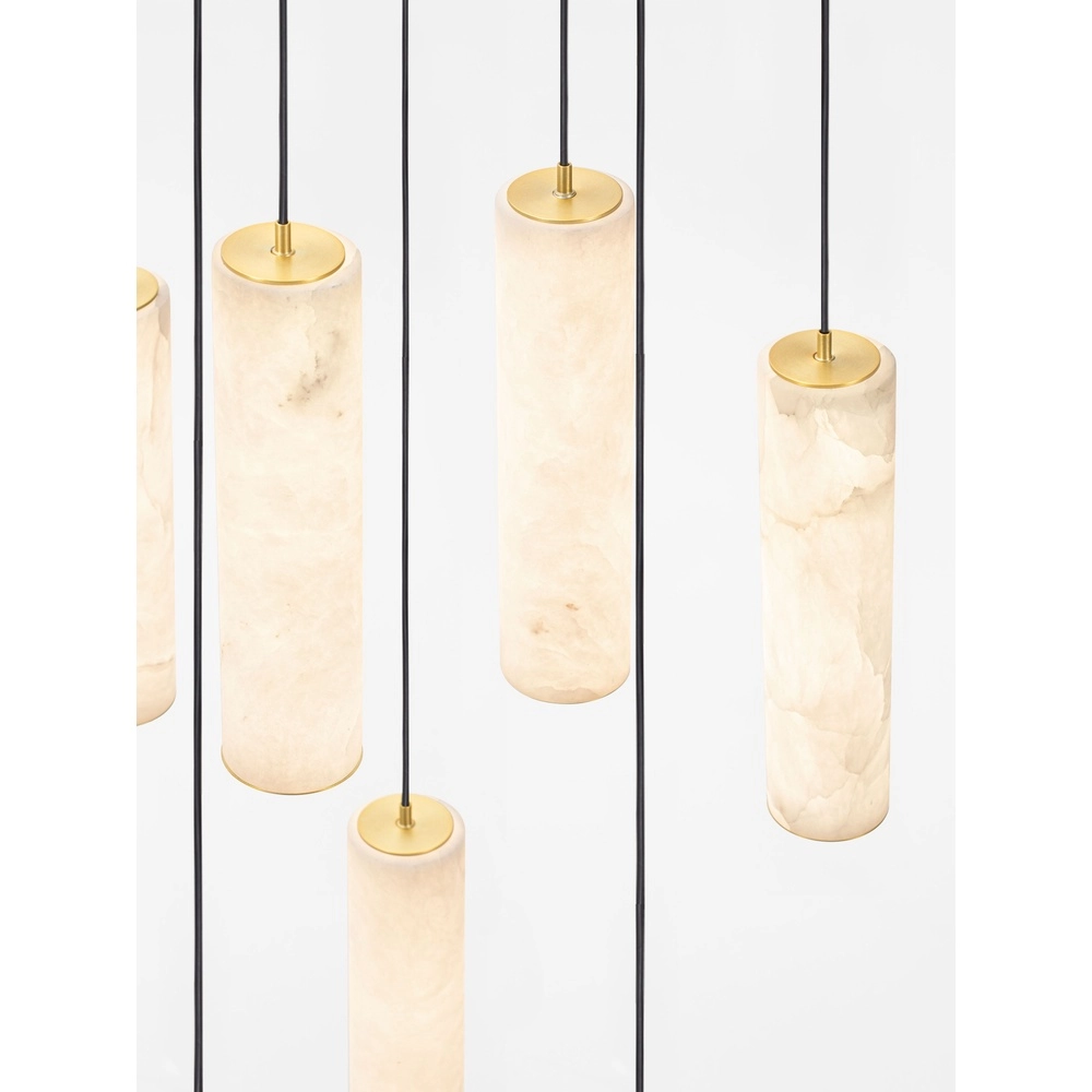 Pendellampe Diletto Gold mit weißen 24-Lichtern Lyora 5212063503250