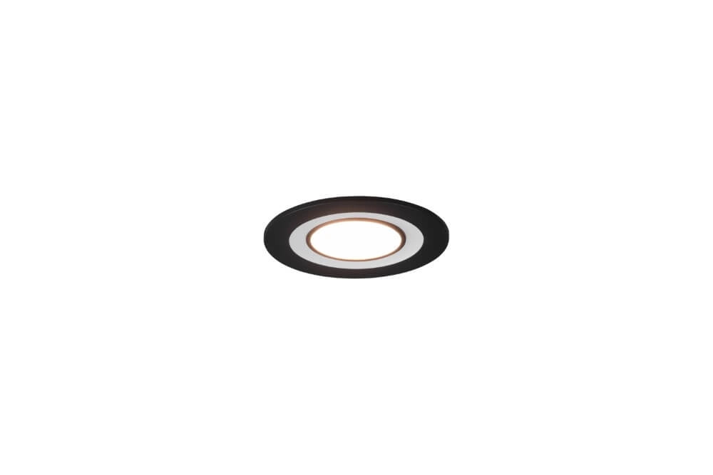 Einbaubeleuchtung Core 8,2 cm schwarz Trio 4017807504132
