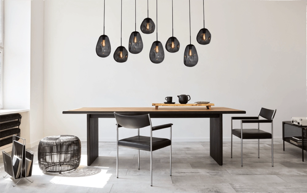 Hängelampe Lava 8x Rauchglas Masterlight 8718121286341