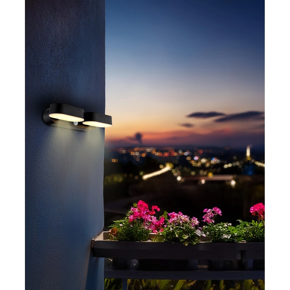 Spike-Licht Votaro Black Solar Globo 9007371510726
