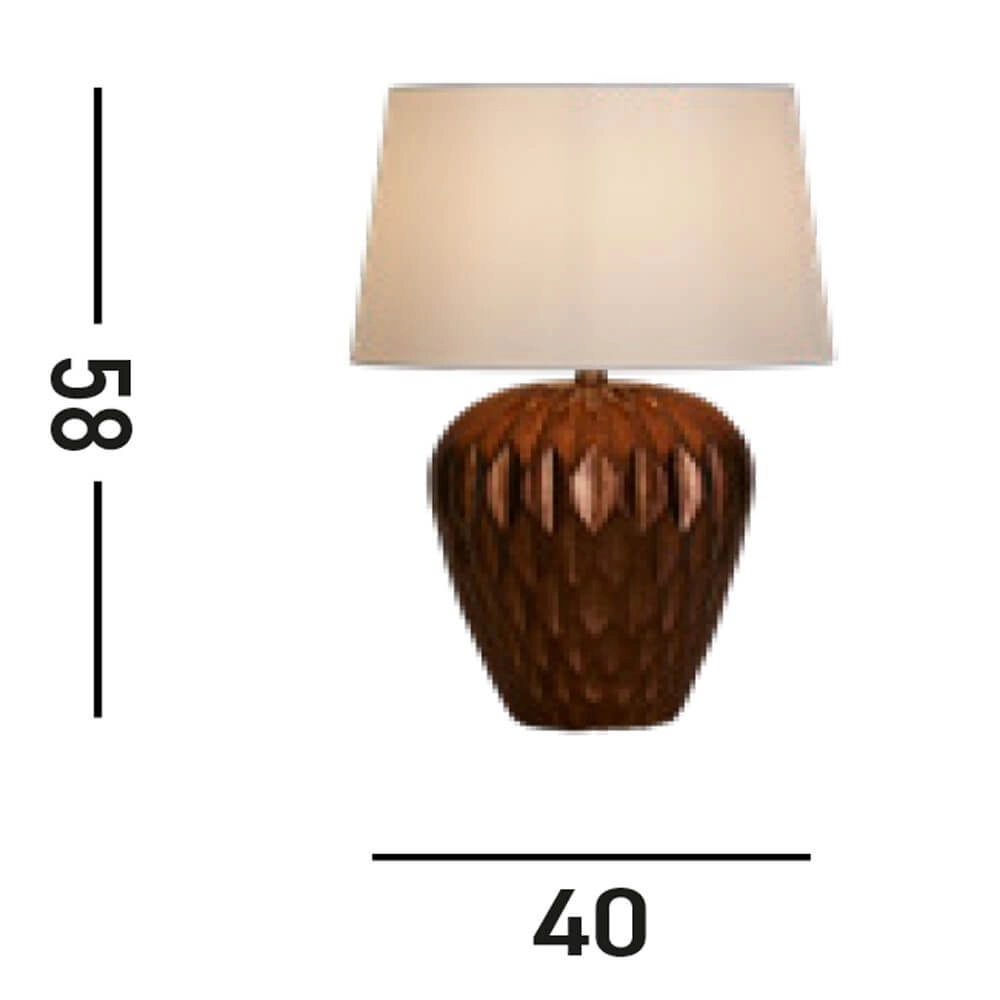 Tischlampe Rosetta Bronze Searchlight 5053423274027