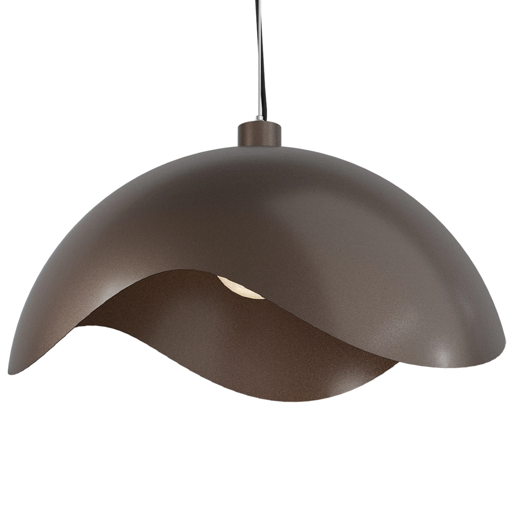 Design-Pendellampe Volta Ø60cm – wellig – Kakao Masterlight 8718121395500
