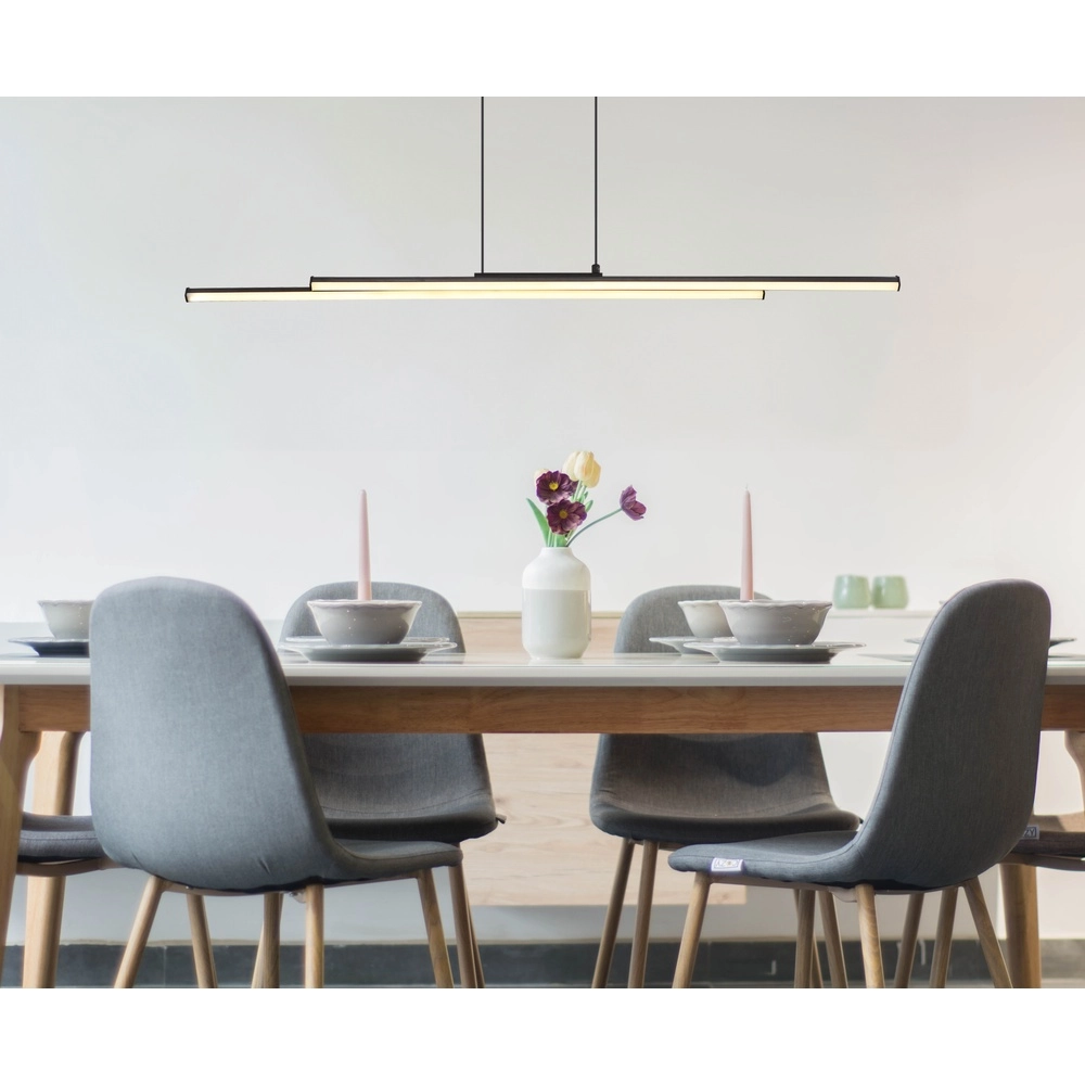 Moderne Pendellampe Kirina 110 cm schwarz Globo 9007371506248