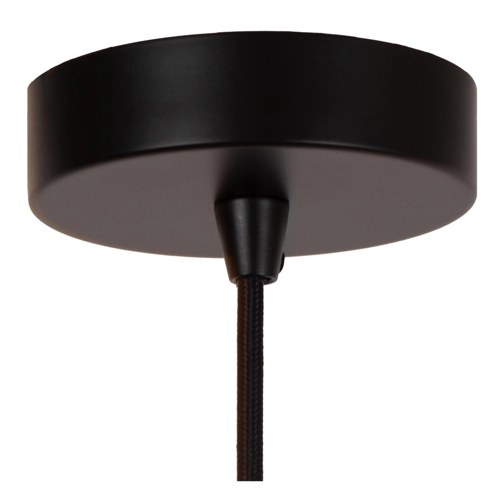 Pendellampe Almelo schwarz mit Gold innen Ø 40 cm Lucide 5411212211897