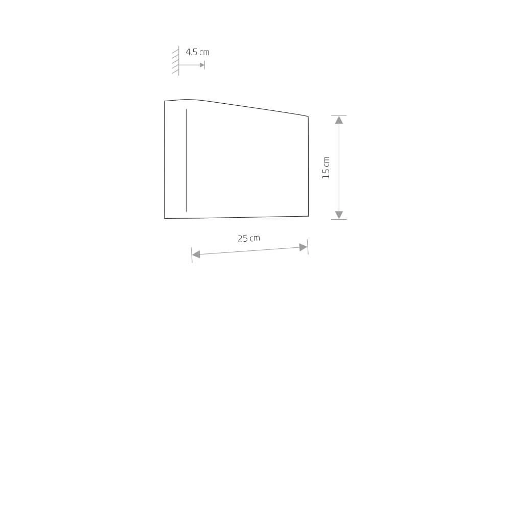 Weißer Wandstrahler Haga Lyora 5903139970891