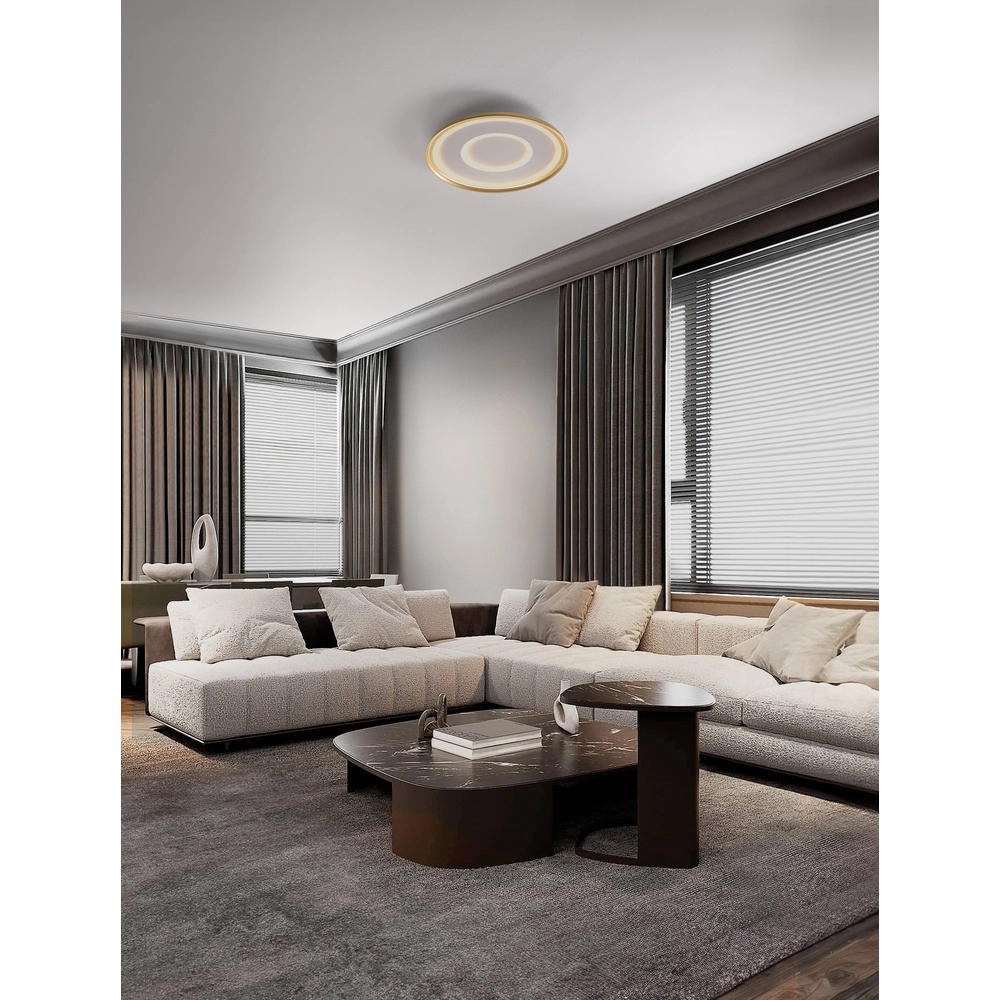 Deckenlampe Figin gold Ø 50cm
