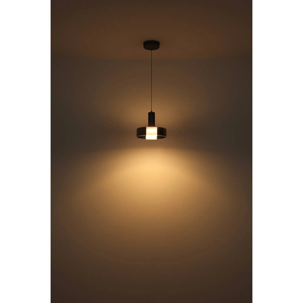 Schlanke Pendelleuchte Grant grau Ø 22cm Globo 9007371474899