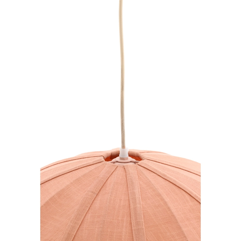Stoff-Pendellampe Cesano Ø 64 cm – hellrosa Light & Living 8717807779320