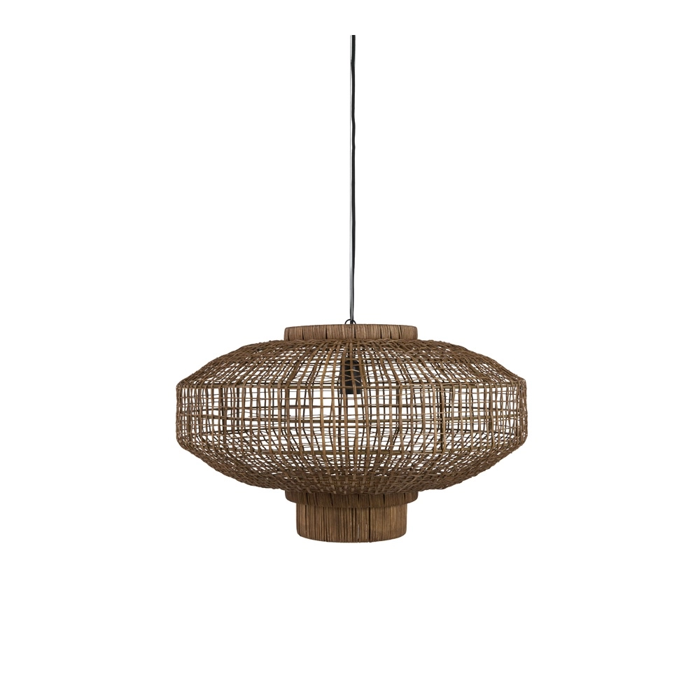 Pendellampe Paldor Ø 60 cm braun Light & Living 8717807859923