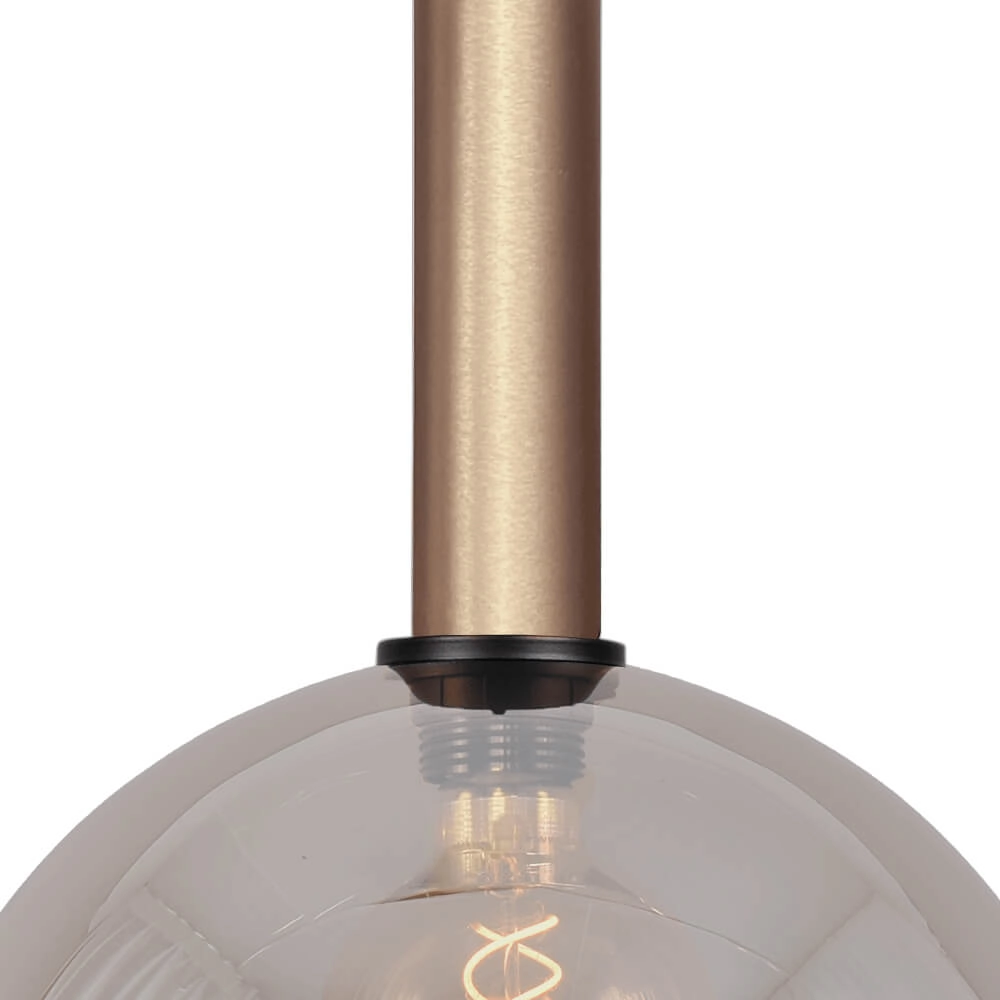 Hängelampe Ø 30cm Bella 2 Messinggold mit Goldglas Masterlight 8718121333946