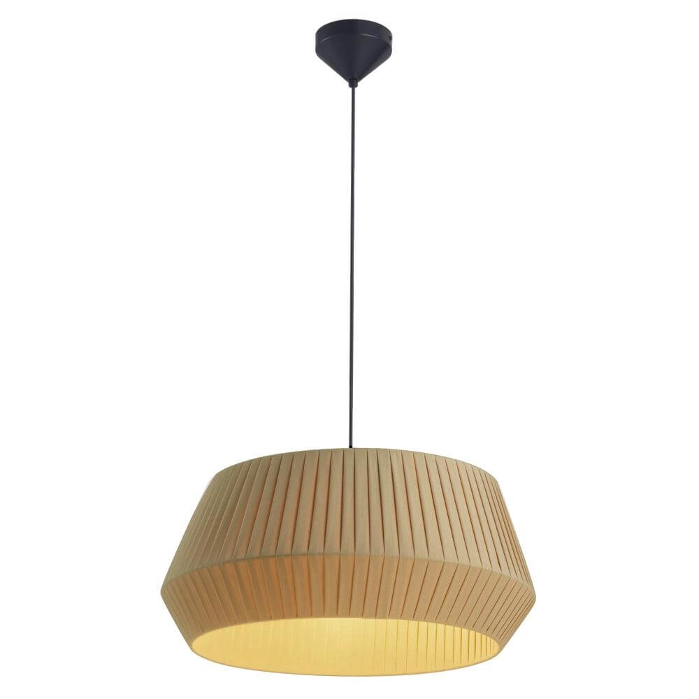 Einzigartige Pendelleuchte Dicte sandbraun Ø 53cm