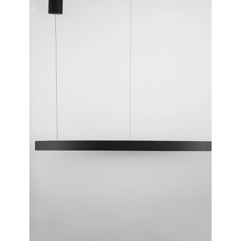 Schwarze Pendelleuchte Elowen Ausführung Ø 98cm Lyora 5212017439130