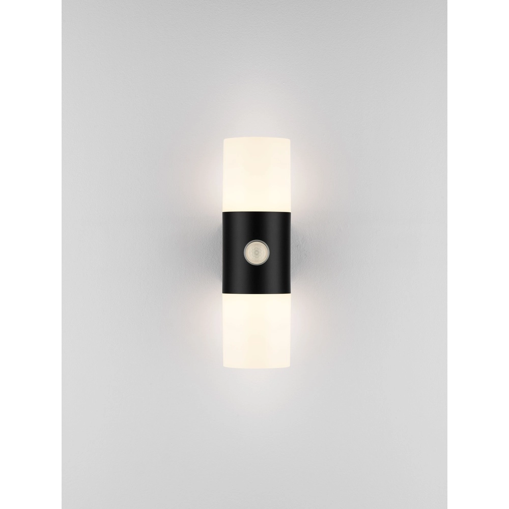 Design-Wandleuchte Paul Schwarz mit Sensor Lyora 5212017448255