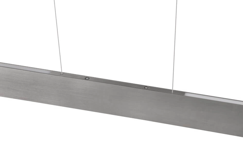 LED-Büro-Hängelampe Galway 150 cm – Edelstahl Trio 4017807616675