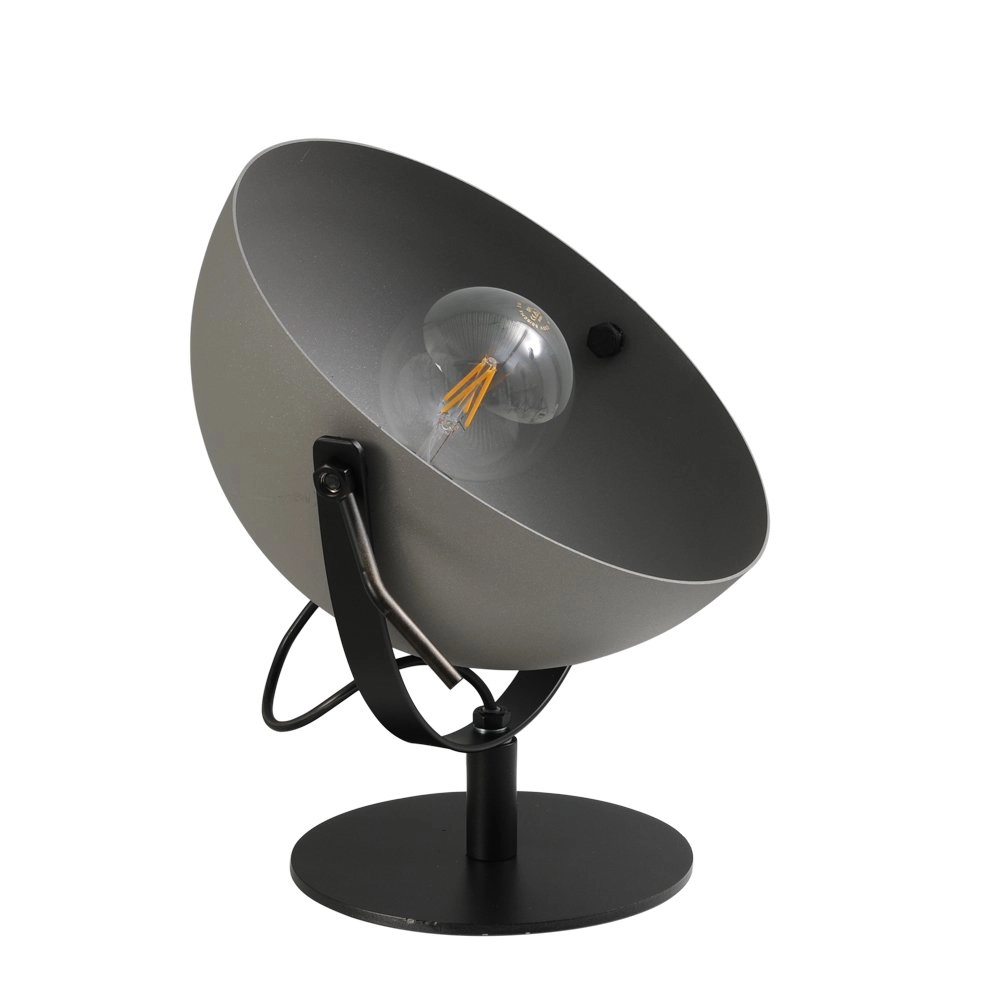 Tischlampe Industria Uplighter 30 cm schwarz mit Betonpreis