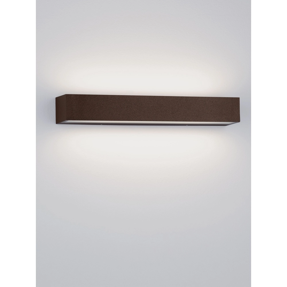 Elegante Wandlampe Lane rostbraun 36cm - 28W Lyora 5212017496836