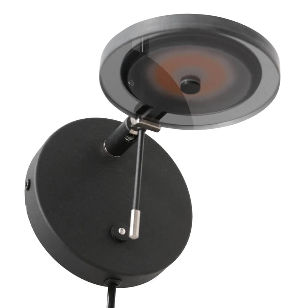 Wandleselampe Turound Schwarz Steinhauer 8712746145458