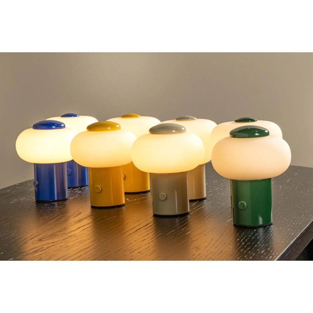 Wiederaufladbare Tischlampe Gustav Blau Lucide 5411212442062