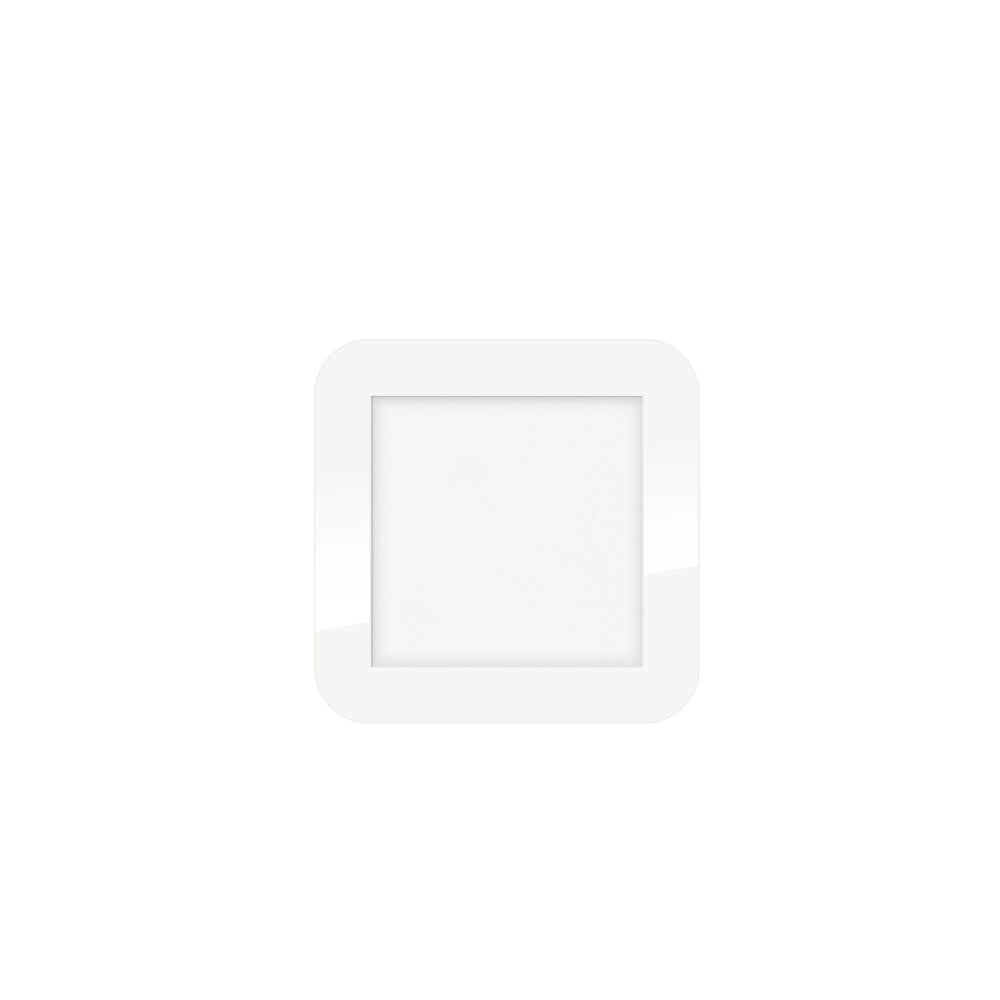 LED-Deckenleuchte Anne Square 10 W – 2700 K – 17 cm weiß