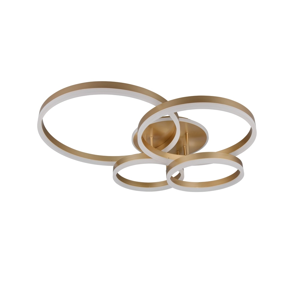 Deckenlampe Drake gold modern Trio 4017807657814