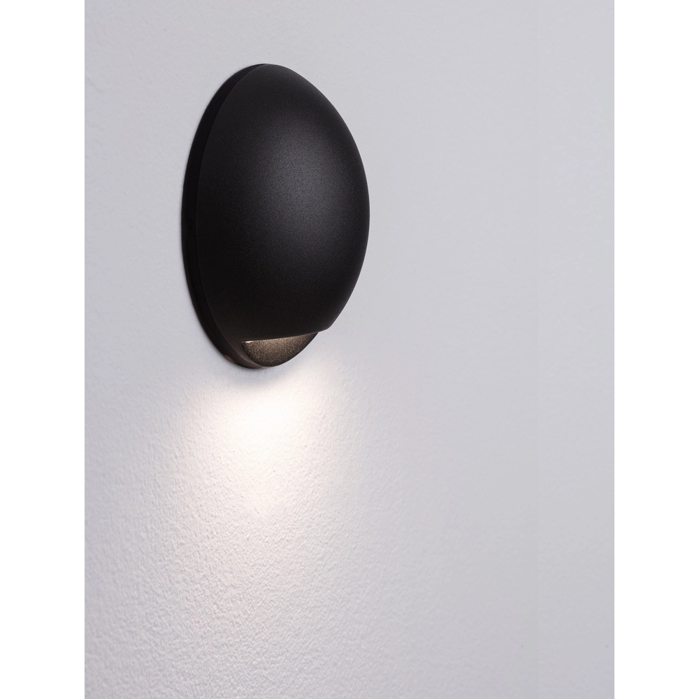 Wandleuchte Passo Single Schwarz Lyora 5212017478627