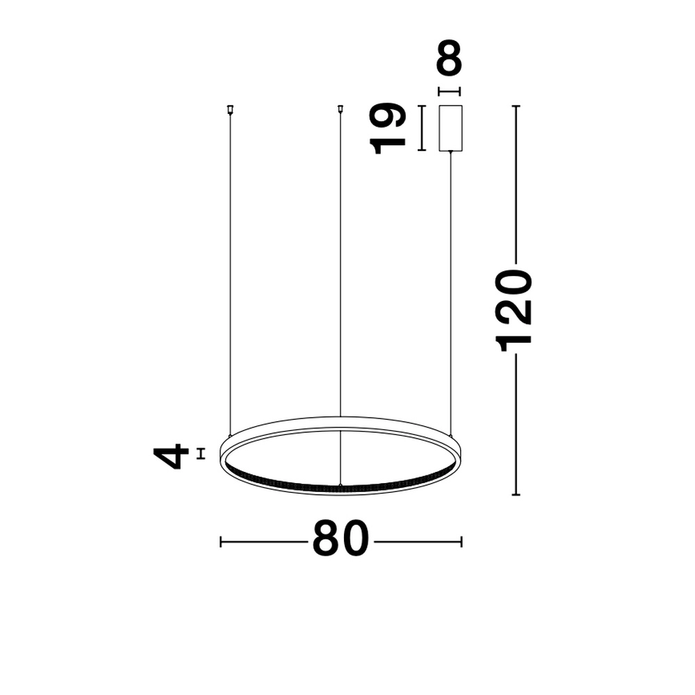 Pendelleuchte Preston gold Ø 80cm Lyora 5212017424082