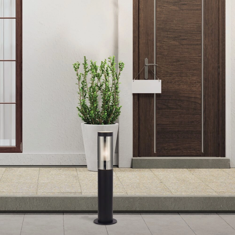 Schwarze Terrassenlampe Batton 45cm Searchlight