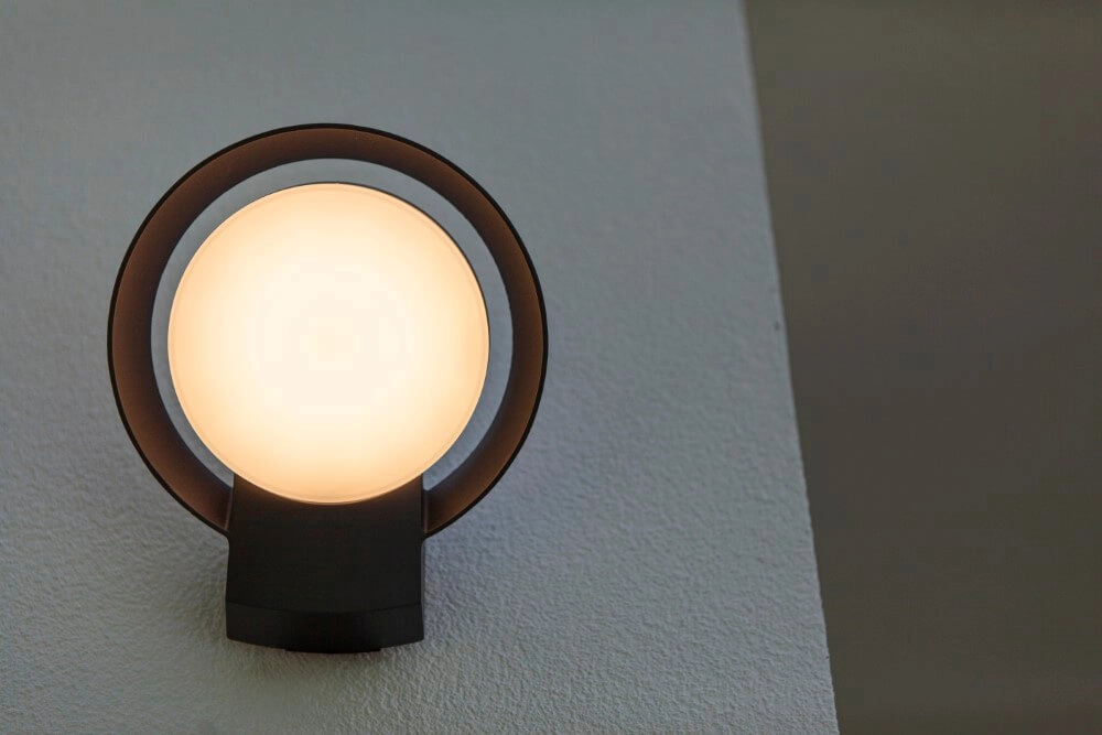Round outdoor lamp Polo design anthracite Lutec 6939412013756