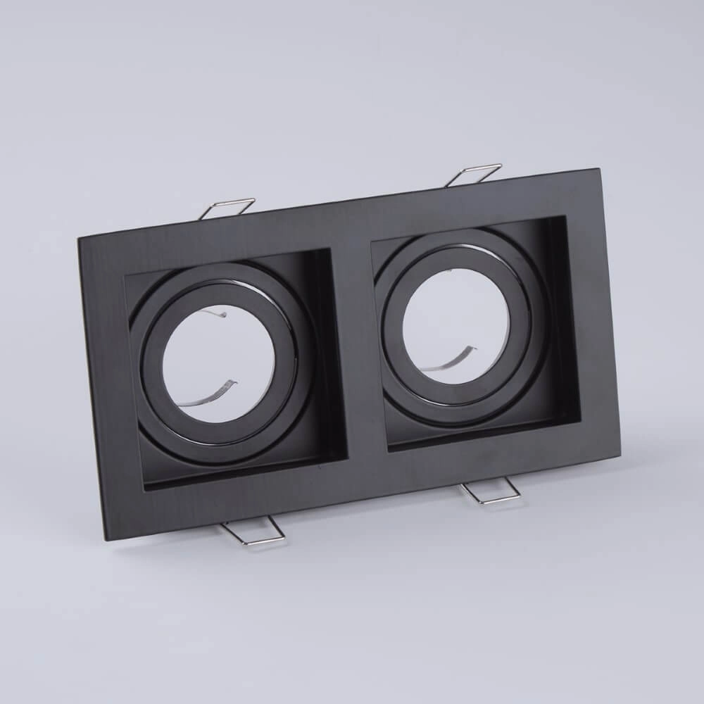 Einbaustrahler Grid 2 Schwarz Lyora