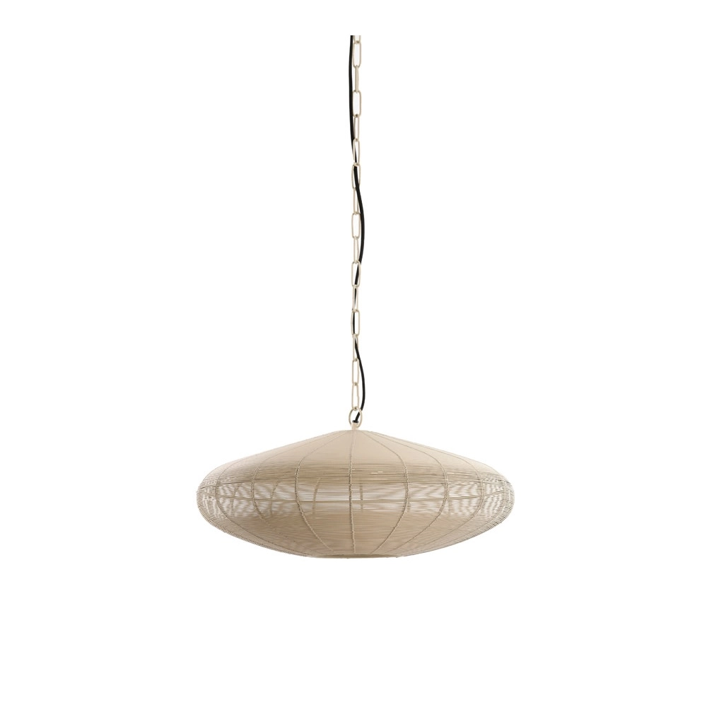 Pendellampe Bahoto weiße Ø 51cm Light & Living 8717807705268