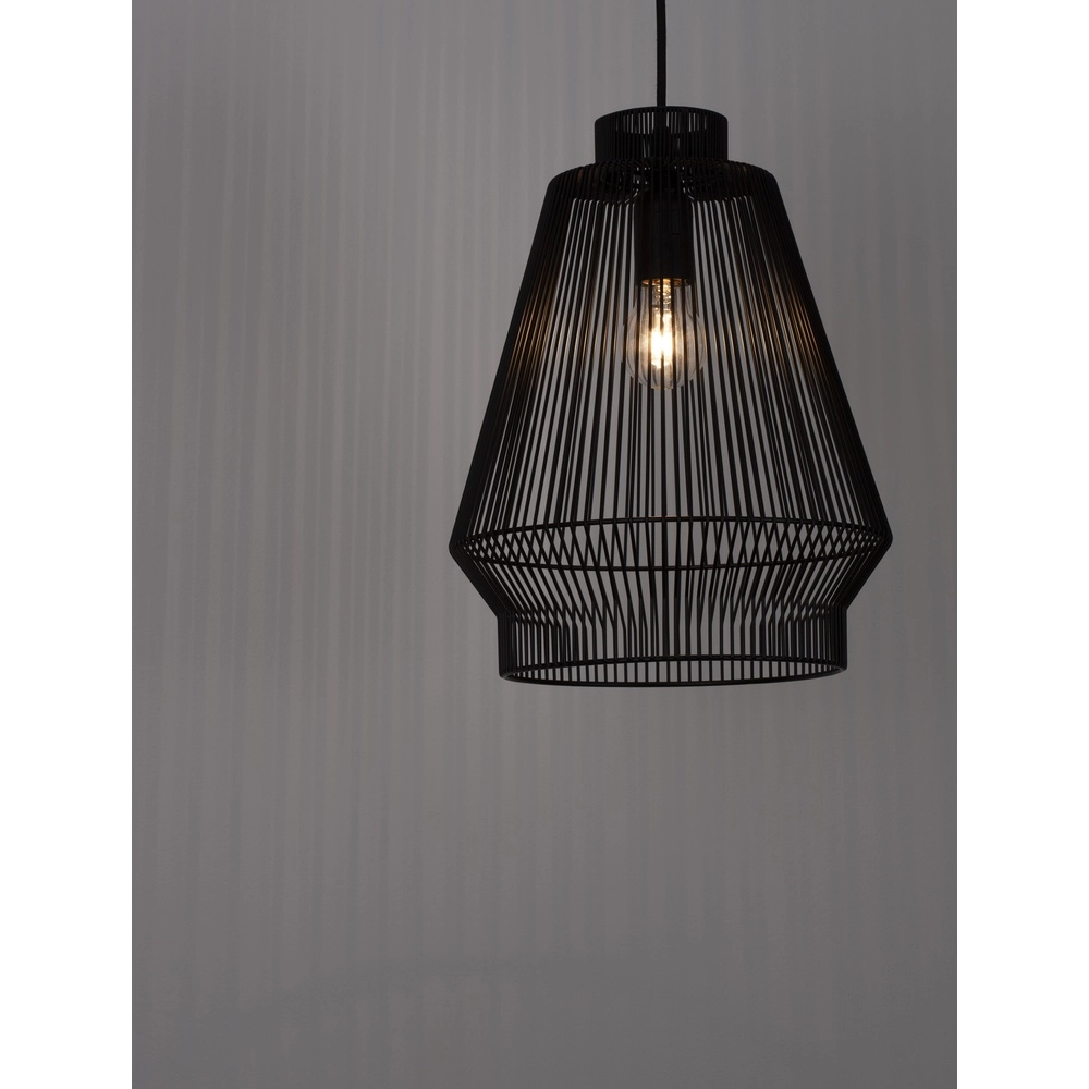 Böhmische Pendelleuchte Bredo Ø 27,5cm schwarz Lyora 5212017438898