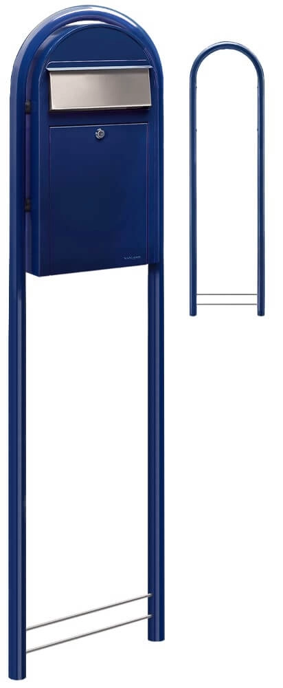 Briefkasten Grande S 5003 i Dunkelblau Bobi 6417237037244