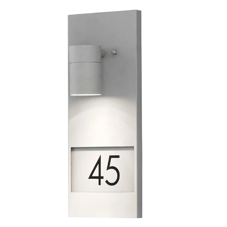 Wandspot Modena Adress grau mit Hausnummer