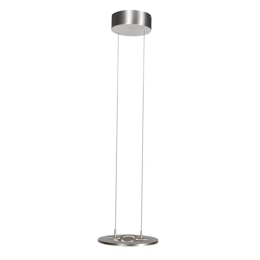 Schlanke Pendelleuchte Soleil Ø 32cm grau