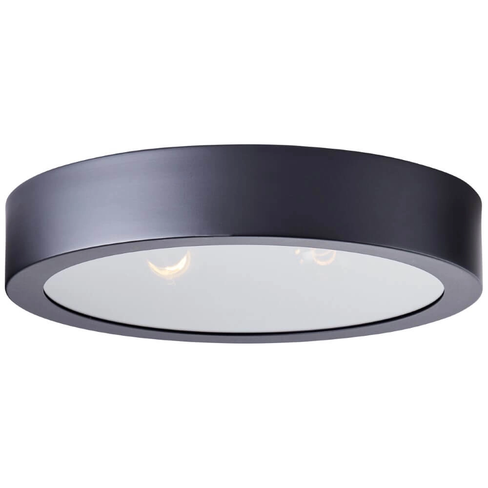 Schwarze Deckenlampe Sandros Ø 31cm mit Glas Brilliant 4004353409479