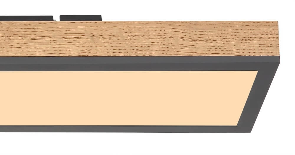 LED-Deckenleuchte aus Holz Doro 60x15cm Globo 9007371417780