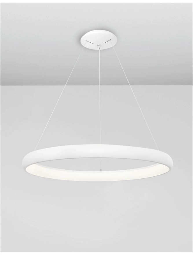 Design-Pendelleuchte Albi weiß Ø 61cm Lyora 5212017416902