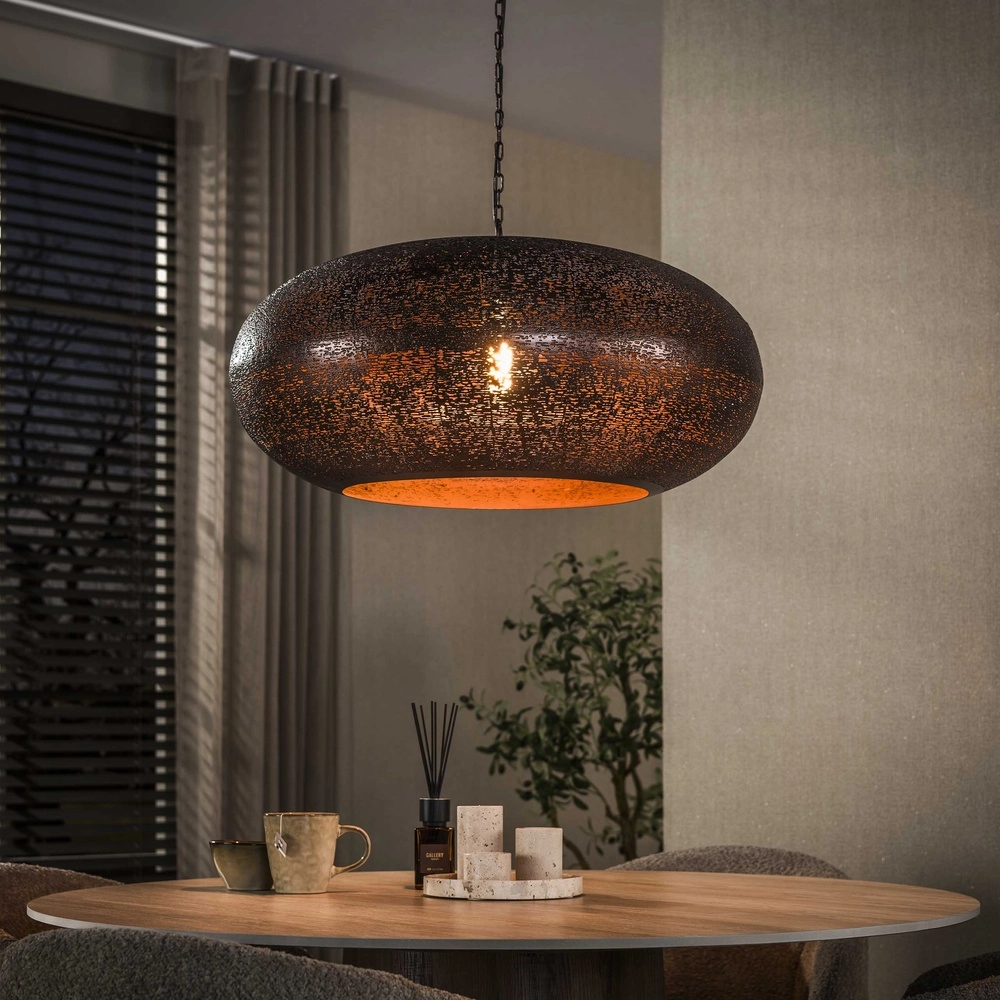 Land-Pendellampe Cielo antikes Kupfer Ø 68 cm