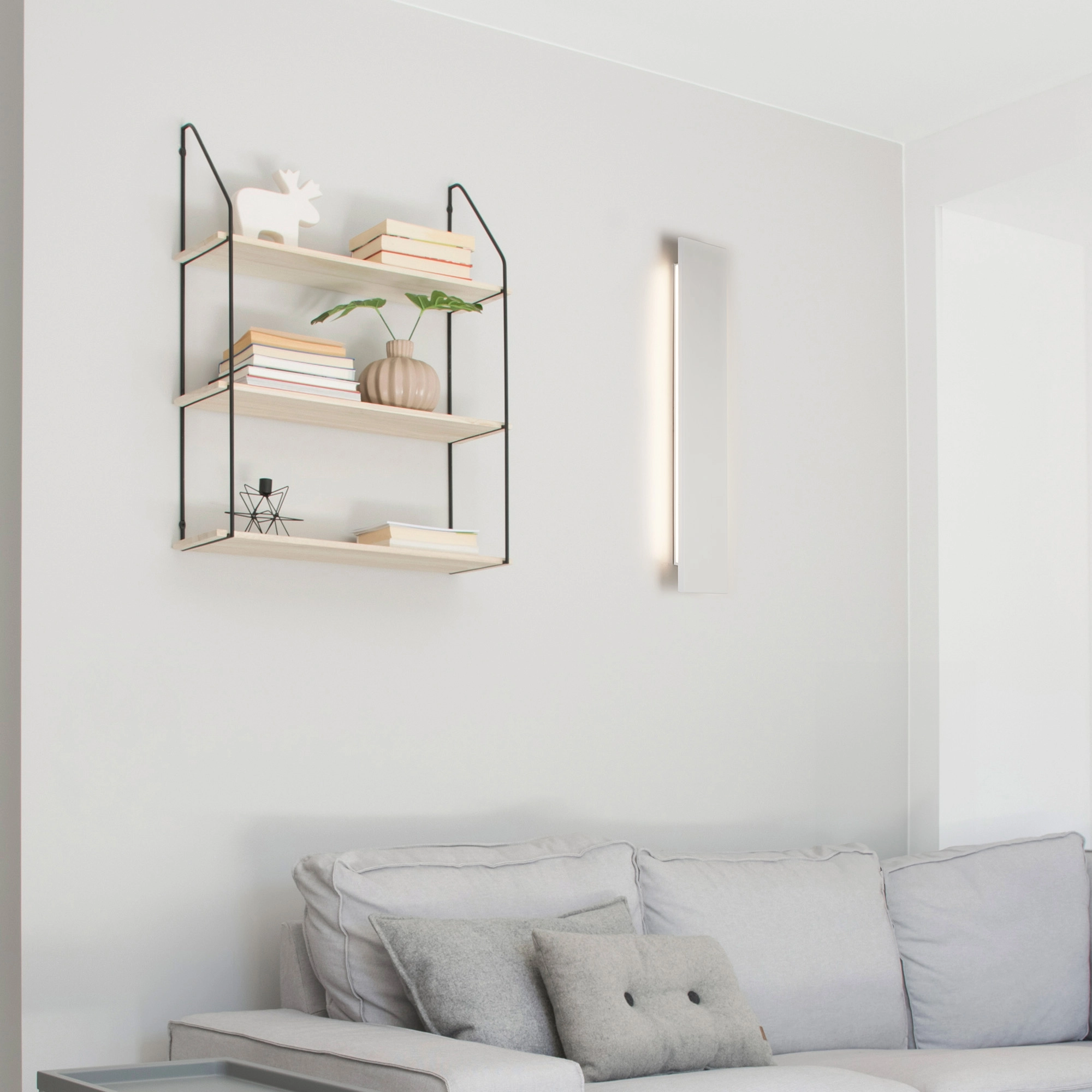 Design-Wandlampe Vavin Weiß 60 cm Lyora 5053423317229