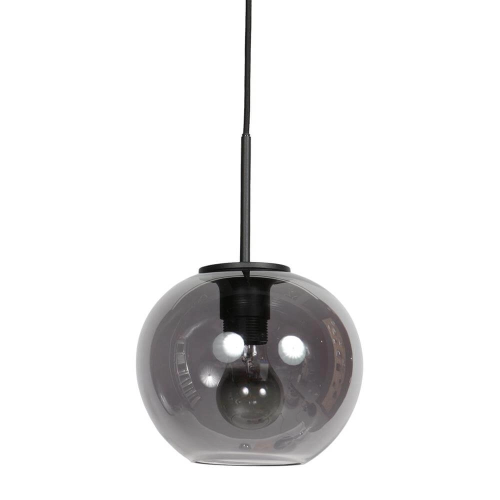 Pendelleuchte HaloSwap mit 1 Kugel Rauchglas Ø 20cm Steinhauer 8712746179736