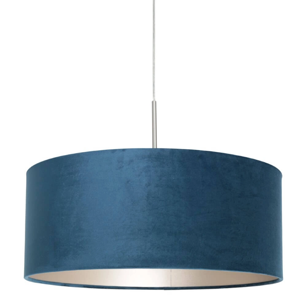 Hängelampe Sparkled mit blauem Samt Steinhauer 8712746147353