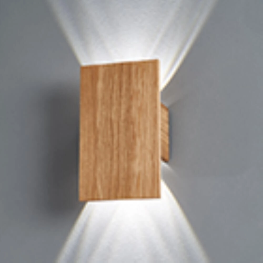 LED-Wandleuchte Shine-Wood 25cm hoch Fischer & Honsel 4003694305761